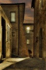 La romantica atmosfera del vecchio vicolo La romantica atmosfera del vecchio vicolo