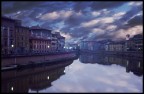 Alba su Ponte di Mezzo (Pisa)