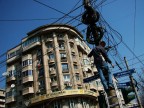 Men at work in Bucarest Men at work in Bucarest