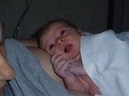 Giulia... il primo minuto di vita. Giulia... il primo minuto di vita.