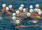 triathlon a lecco - partenza triathlon a lecco - partenza