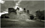 fenis castle bw fenis castle bw