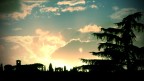 Tramonto nelle colline fiorentine Tramonto nelle colline fiorentine