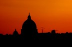 Profilo di Roma al tramonto...