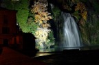 cascata autunnale e notturna cascata autunnale e notturna