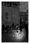 Light on a bicycle