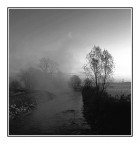 Foschia sul fiume Lambro. Foschia sul fiume Lambro.