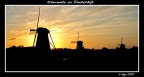 tramonto su Kinderdijk tramonto su Kinderdijk