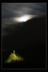 La torre e la sua piccola falsa aurora boreale La torre e la sua piccola falsa aurora boreale