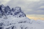 Un paesaggio montano scattato sulle dolomiti