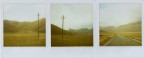 Waste land. Only a human sign: a cross Waste land. Only a human sign: a cross