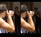 Fotografo in azione Fotografo in azione