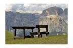 Riposare guardando il Pordoi Riposare guardando il Pordoi