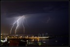 Lightning Flash over the Sea Lightning Flash over the Sea