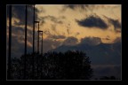 Silhouette al tramonto. Silhouette al tramonto.