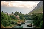 Mostar from a bridge Mostar from a bridge