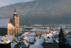 Brasov (Transilvania - Romania) scorcio della Chiesa Nera e Brasov (Transilvania - Romania) scorcio della Chiesa Nera e