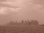 Manhattan in seppia