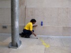wash and clean at Altare della Patria wash and clean at Altare della Patria