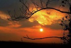 tramonto collinare tramonto collinare
