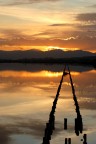 Tramonto alle saline Tramonto alle saline