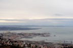 Panorama di Trieste vista dalle alture del Carso