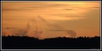 stormo di storni al tramonto stormo di storni al tramonto