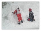 giocando con la neve giocando con la neve