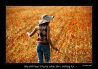 She still hasn't found what she's looking for She still hasn't found what she's looking for
