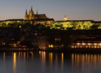 Praga - Castello ripreso dal Ponte Carlo