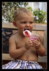 Un gelato gustato con calma Un gelato gustato con calma