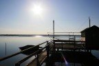 Si avvicina il tramonto per la laguna di Marina Romea - RA -