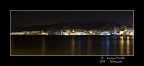 Crotone in notturna dal mare Crotone in notturna dal mare