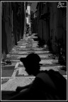 Scalinata e ciclista Scalinata e ciclista