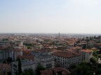 Vista di Bergamo bassa da Bergamo alta Vista di Bergamo bassa da Bergamo alta