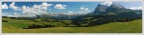 Panoramica dall'Alpe di Siusi Panoramica dall'Alpe di Siusi