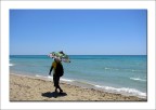 A passeggio in spiaggia