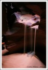Antelope canyon - Cascata di sabbia