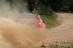 Una presa da dietro della Peugeot 307wrc.