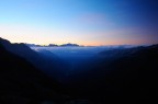 Alba dal rifugio Cremona (Alpi) Alba dal rifugio Cremona (Alpi)