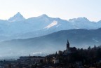 Pinerolo e il Monviso.