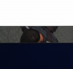 1/250, f/5.6, ISO 400, +1EV. Pentax K20D. Il bianco � cielo volontariamente sovraesposto, il blu la tenda da sole di un bar. In mezzo, una striscia di metallo riflettente.