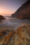 the light of the sunset