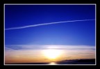 Airline on sunset Airline on sunset