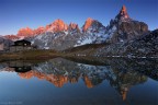 Ultima luce sulle Pale di San Martino