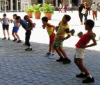 Ginnastica all'aperto a Cuba Ginnastica all'aperto a Cuba
