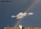 L'arcobaleno apparso dopo il temporale di ferragosto