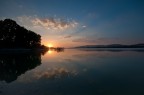 tramonto sulla diga tramonto sulla diga