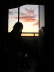 Il tramonto dalla finestra, Sevilla Il tramonto dalla finestra, Sevilla