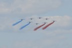 Pattuglia acrobatica Francese - "Patrouille de France" (PAF)
Manifestazione aerea Rivolto (UD) 11-12/09/2010
Cinquantesimo anniversario della Pattuglia Acrobatica Nazionale
Frecce Tricolori